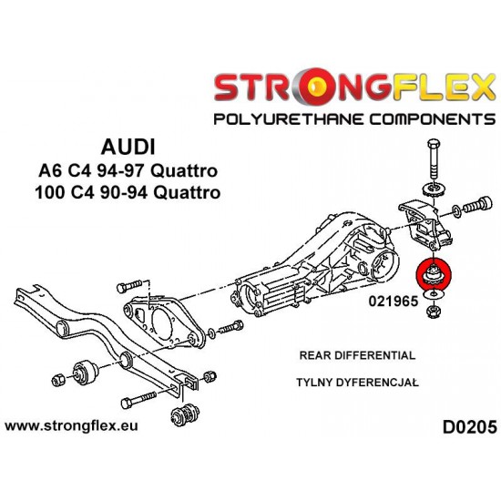 021965B: Rear differential - rear bush
