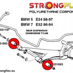 031167A: Rear anti roll bar bush SPORT