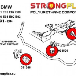 031248A: Front anti roll bar bush SPORT