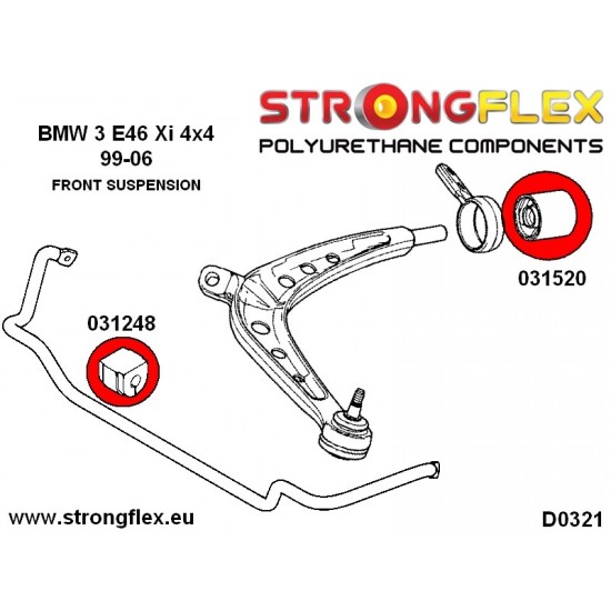 031248B: Front anti roll bar bush
