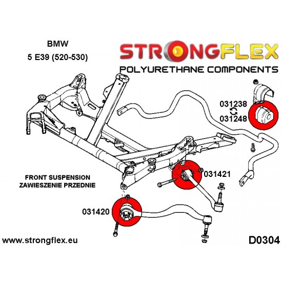 031248B: Front anti roll bar bush
