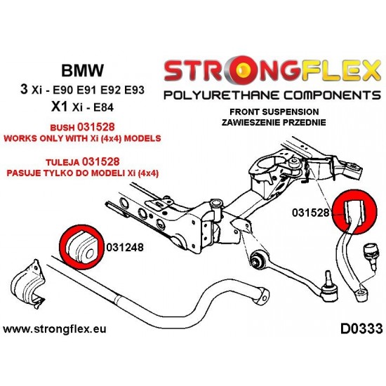031528A: Tuleja wahacza frontego xi 4x4 SPORT
