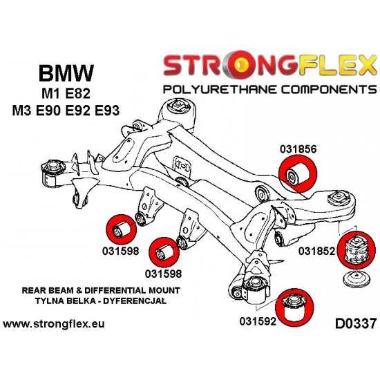 031592A: Rear subframe - front bush SPORT