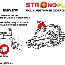 031750B: Rear differential front mount bush E36