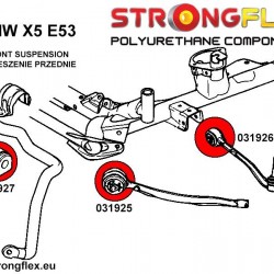 031927A: Front anti roll bar bush SPORT