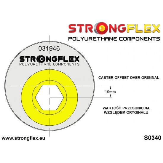 031946A: Front lower arm bushes - eccentric 66mm SPORT