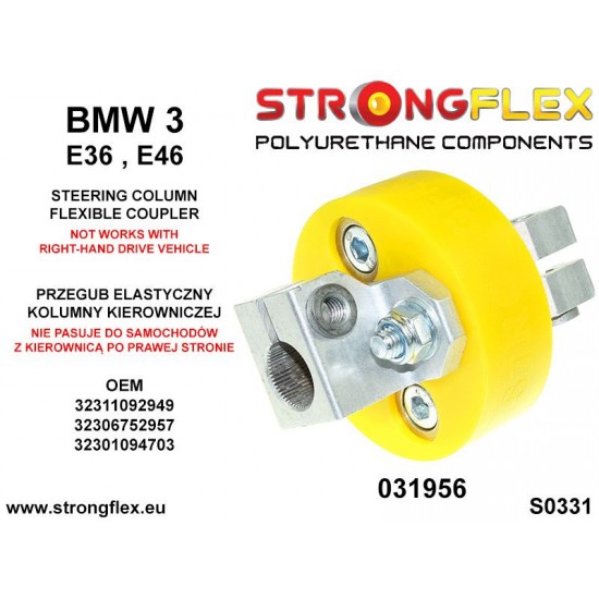 031956A: Steering column flexible coupler SPORT