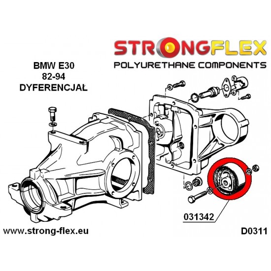 036103A: Full suspension bush kit SPORT