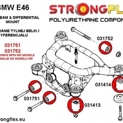 036145B: Full suspension bush kit BMW E46