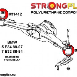 036172B: Rear suspension bush kit