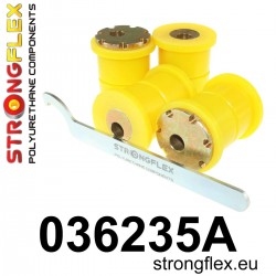 036235A: Rear trailing arm bush kit eccentric SPORT  Fits: