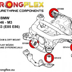036238B: Kompletny zestaw zawieszenia BMW E46 M3