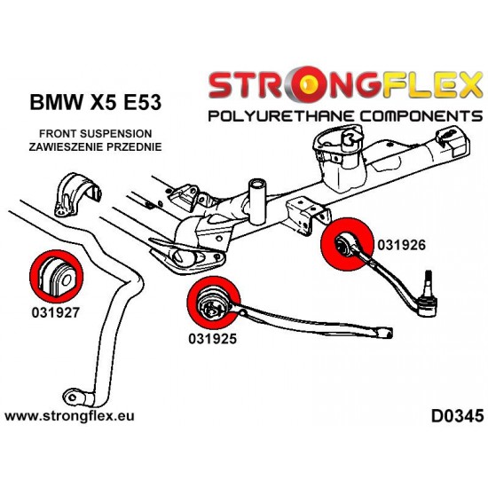 036247B: Suspension bush kit