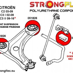 051301B: Front anti roll bar mounting
