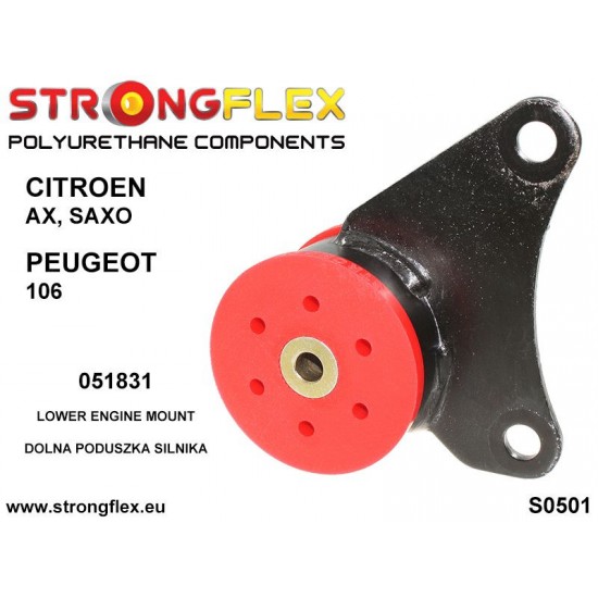 051831: Lower engine mount SPORT