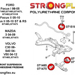 071465A: Front wishbone front bush - bolt 12mm SPORT