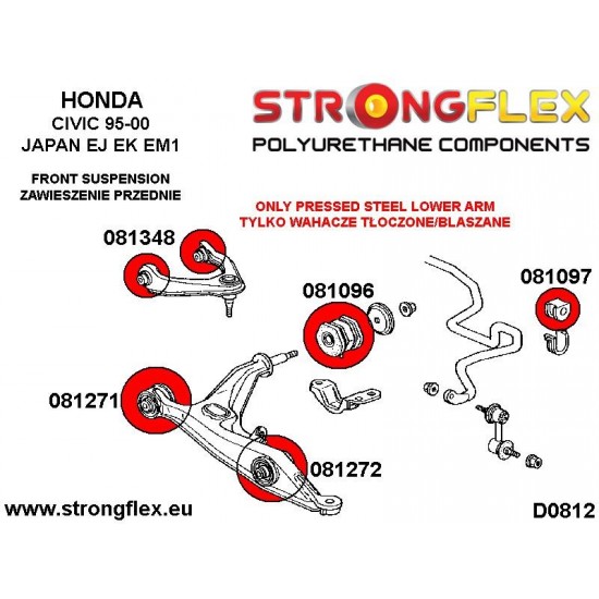 081097B: Front anti roll bar bush