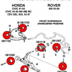 081097B: Front anti roll bar bush