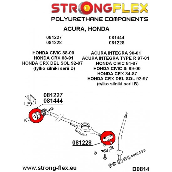 081227B: Shift lever stabilizer bush