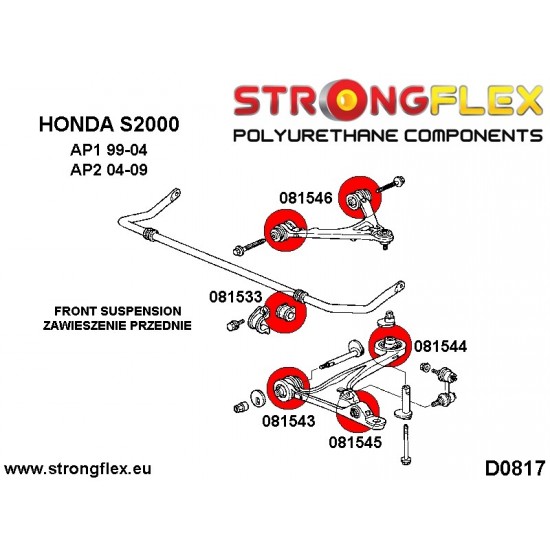 081533B: Front anti roll bar bush