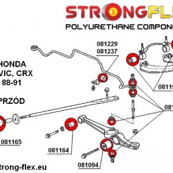 086056A: Front suspension bush kit SPORT