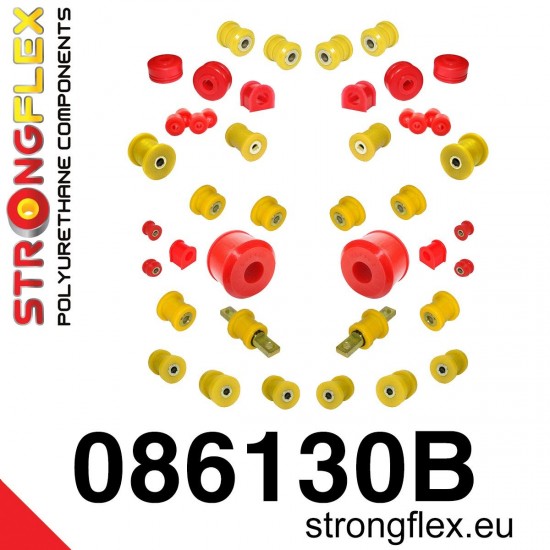 086130B: Full suspension bush kit polyurethane