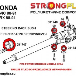 086200A: Steering rack mount bush kit SPORT