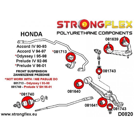 086204B: Full suspension bush kit