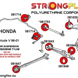 086206B: Suspension polyurethane bush kit