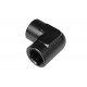 Adapter 1/2 NPT 90' female-female coupler hose fitting Black