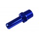1/8 NPT to 6-7mm (1/4) Push On Barb Tail Hose Pipe Fitting Adapter Fuel Blue