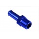 1/8 NPT to 6-7mm (1/4) Push On Barb Tail Hose Pipe Fitting Adapter Fuel Blue