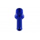 1/8 NPT to 6-7mm (1/4) Push On Barb Tail Hose Pipe Fitting Adapter Fuel Blue