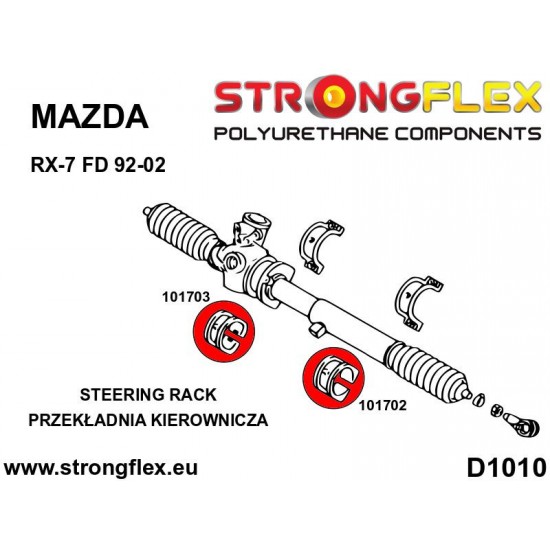 101702B: Steering rack bush