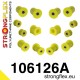 106126A: Front suspension polyurethane bush kit SPORT