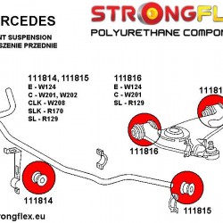 111814A: Front anti roll bar - inner bush SPORT 30mm