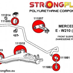 111814B: Front anti roll bar - inner bush 27mm