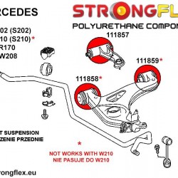 111857A: Tuleja wahacza frontego - górnego SPORT