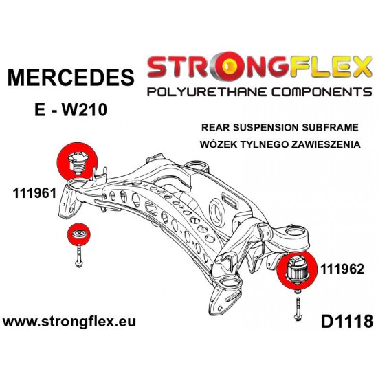 111962A: Rear subframe – rear bush SPORT