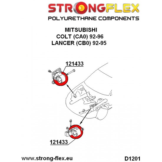 121433A: Engine mount inserts SPORT