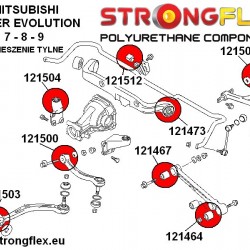 121500A: Rear suspension front arm bush SPORT