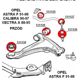 131125B: Front anti roll bar bush