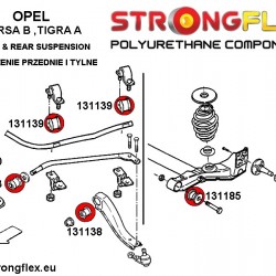 131140B: Front tie bar to chassis bush 34mm