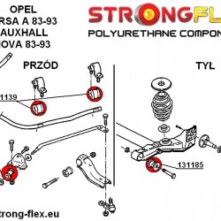 131185B: Rear subframe bush