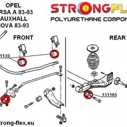 131317B: Front tie bar to chassis bush