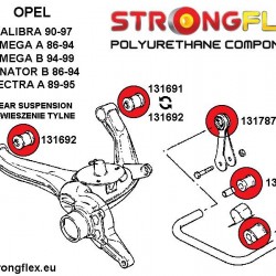 131787B: Tuleja łącznika stabilizatora tylnego na stabilizator