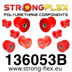 136053B: Front & rear suspension bush kit full