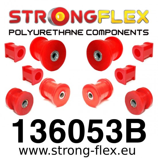 136053B: Front & rear suspension bush kit full