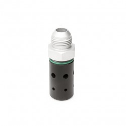 Nuke Performance Fitting Adapter Tank Vent Safety Valve AN-8 (3/4 UNF) to AN-8 Male