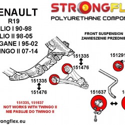 151637A: Tuleja łącznika stabilizatora frontego SPORT